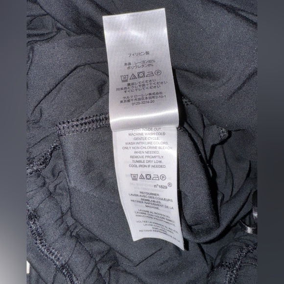 Lauren Ralph Lauren Wide Leg Cropped Stretchy Button Casual Jumpsuit Size S GUC - Picture 12 of 14